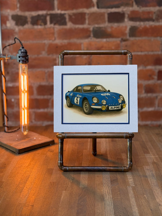 Alpine A110 β Art Illustration β 3D Mount Board