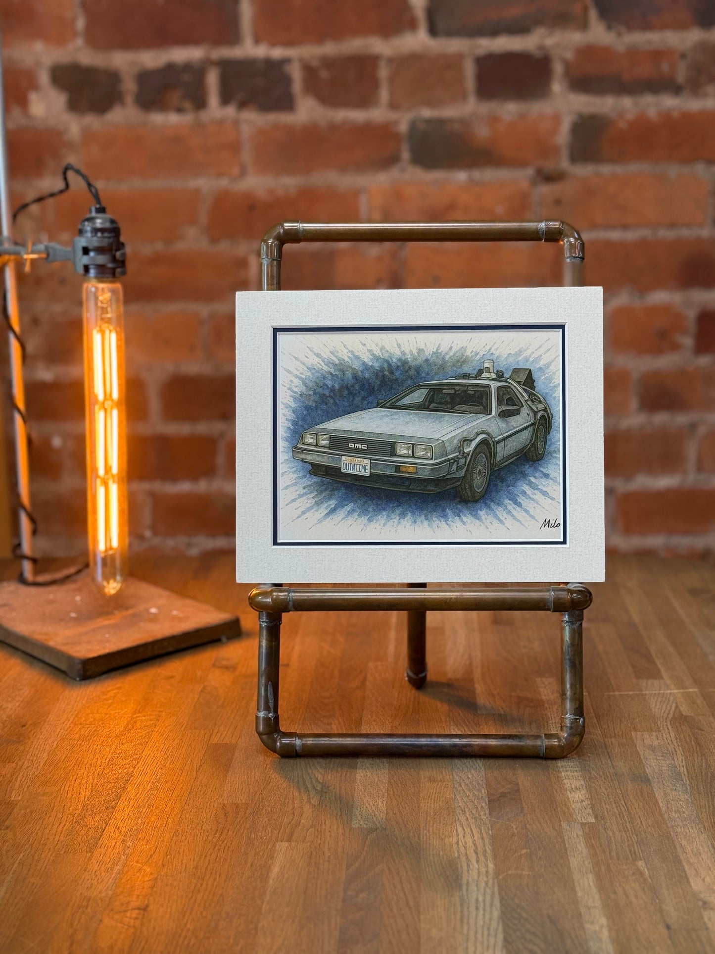 Back 2 Future │ Art Illustration │ 3D Mount Board