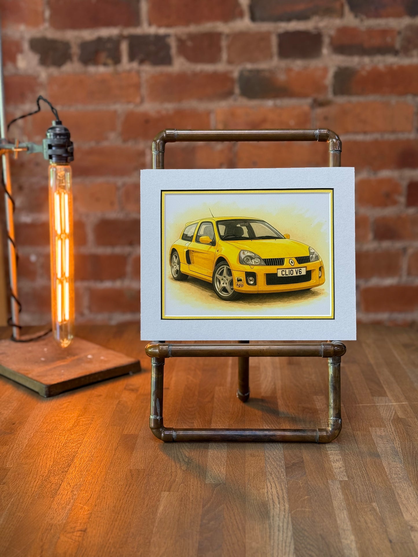 Clio V6 │ Art Illustration │ 3D Mount Board