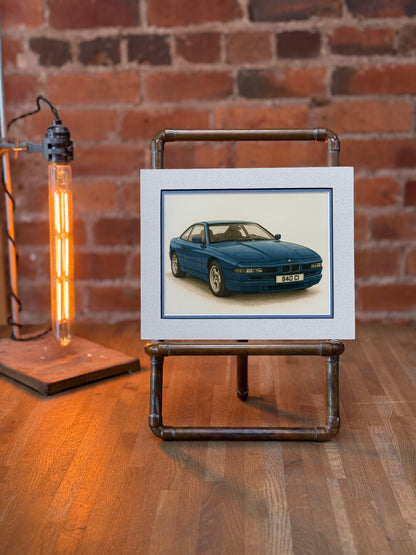 BMW 840 CI │ Art Illustration │ 3D Mount Board